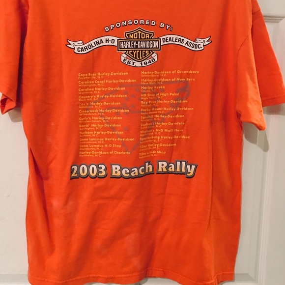 Vintage Harley Davidson T-Shirt Myrtle Beach 2003 - Picture 4 of 5